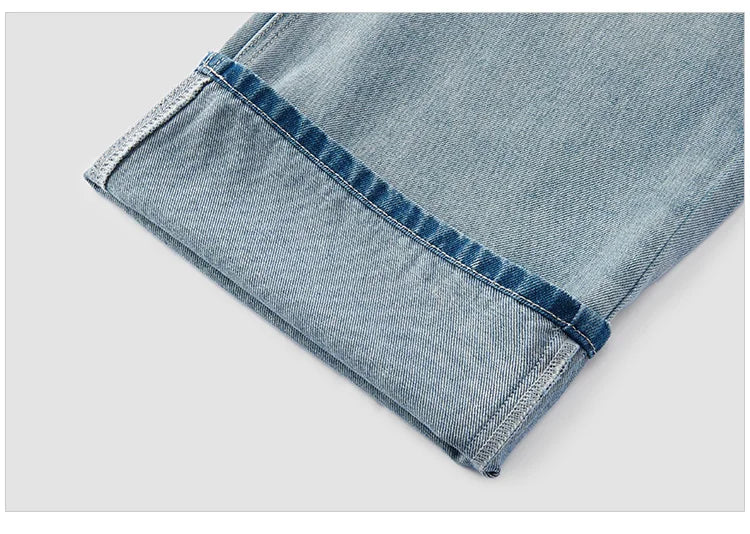 Semir Retro Jeans mujeres 2026 primavera Lyocell mezcla pierna ancha hasta el suelo cubierta de cadera pierna alargamiento pantalones de moda