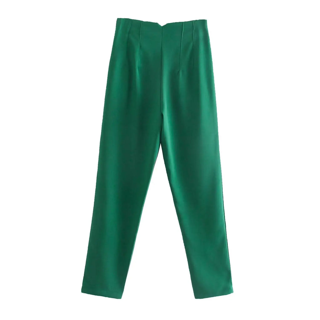 Koekop Trajes de oficina Pantalones lápiz Negro Rosa Blanco Pantalones de mujer Ropa de oficina de moda Pantalones de cintura alta para mujer Pantalones formales