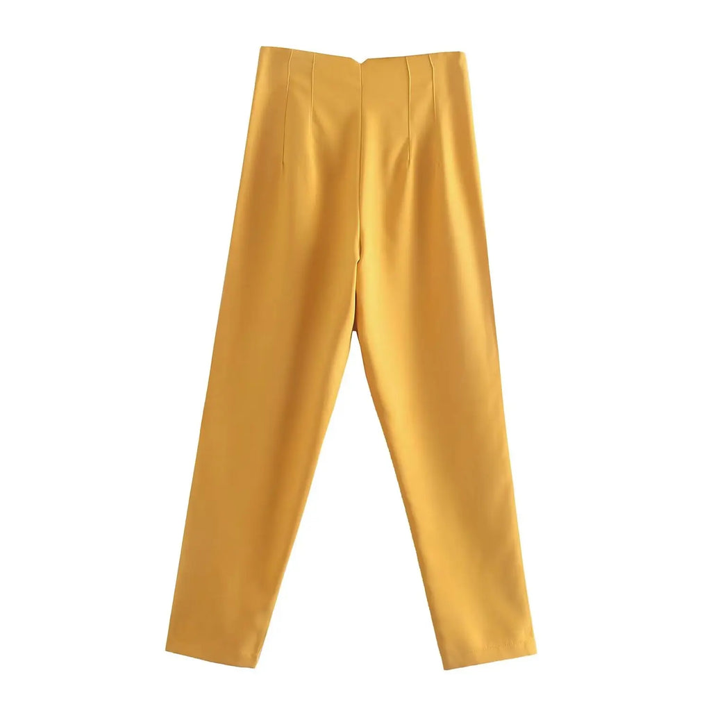 Koekop Trajes de oficina Pantalones lápiz Negro Rosa Blanco Pantalones de mujer Ropa de oficina de moda Pantalones de cintura alta para mujer Pantalones formales