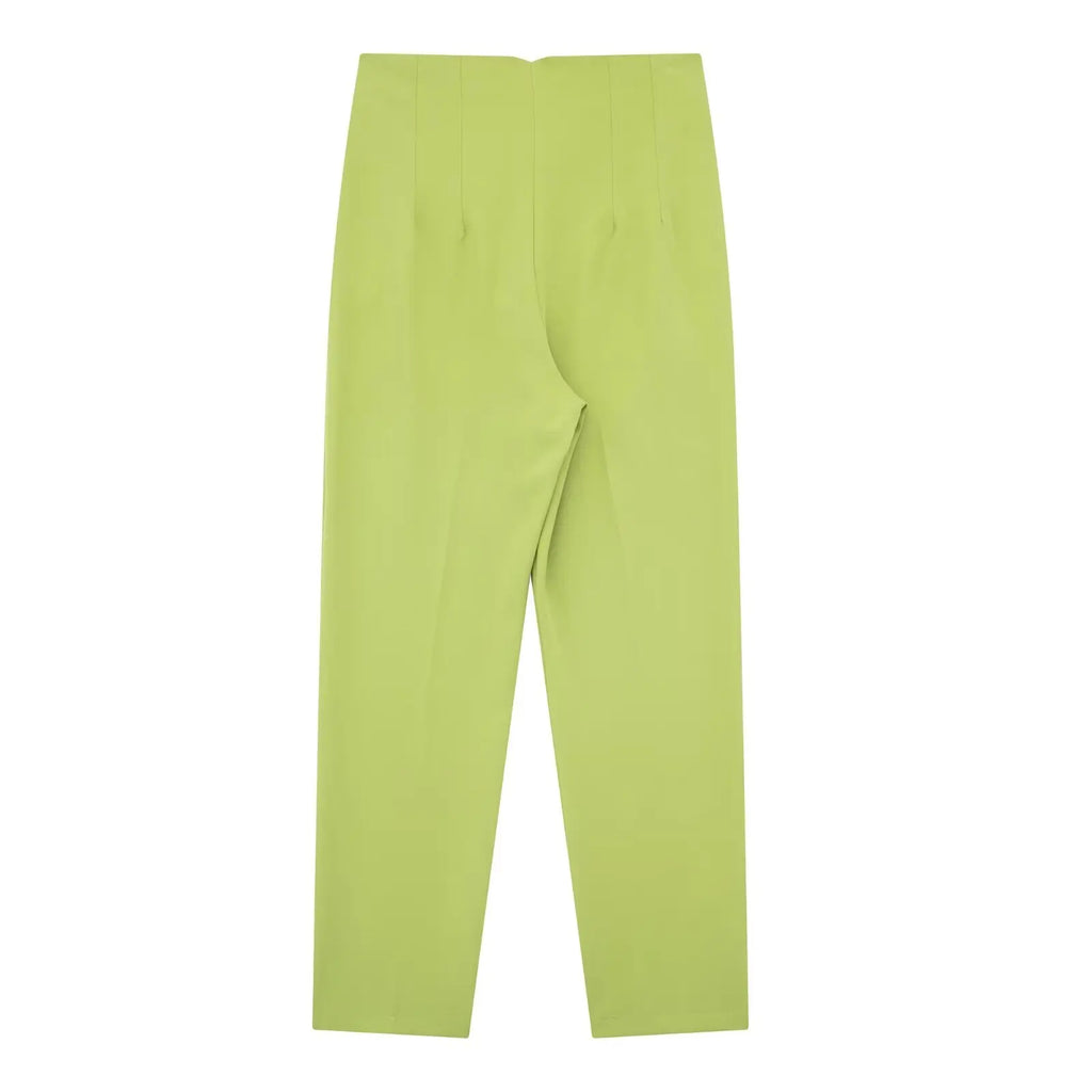 Koekop Trajes de oficina Pantalones lápiz Negro Rosa Blanco Pantalones de mujer Ropa de oficina de moda Pantalones de cintura alta para mujer Pantalones formales