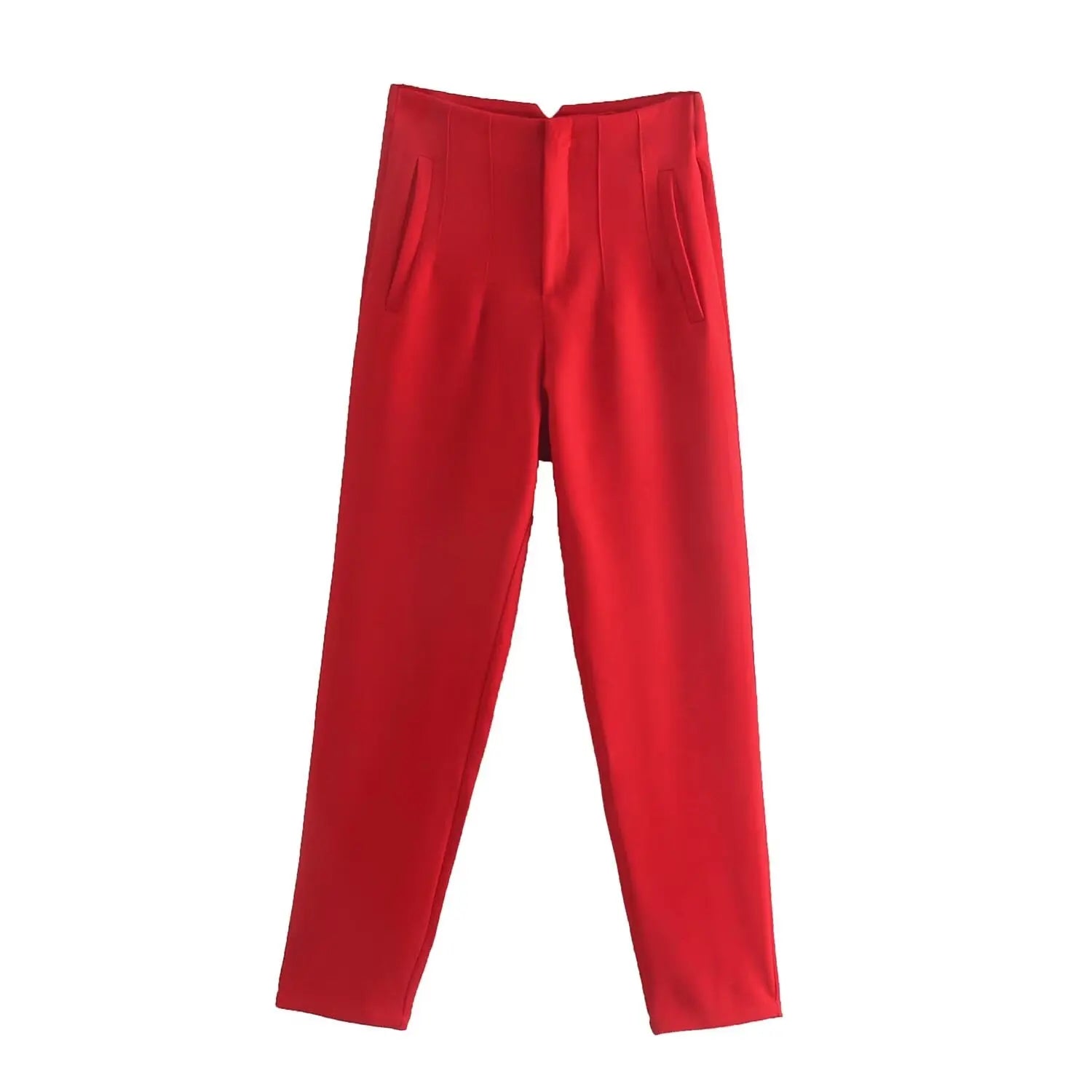 Koekop Trajes de oficina Pantalones lápiz Negro Rosa Blanco Pantalones de mujer Ropa de oficina de moda Pantalones de cintura alta para mujer Pantalones formales