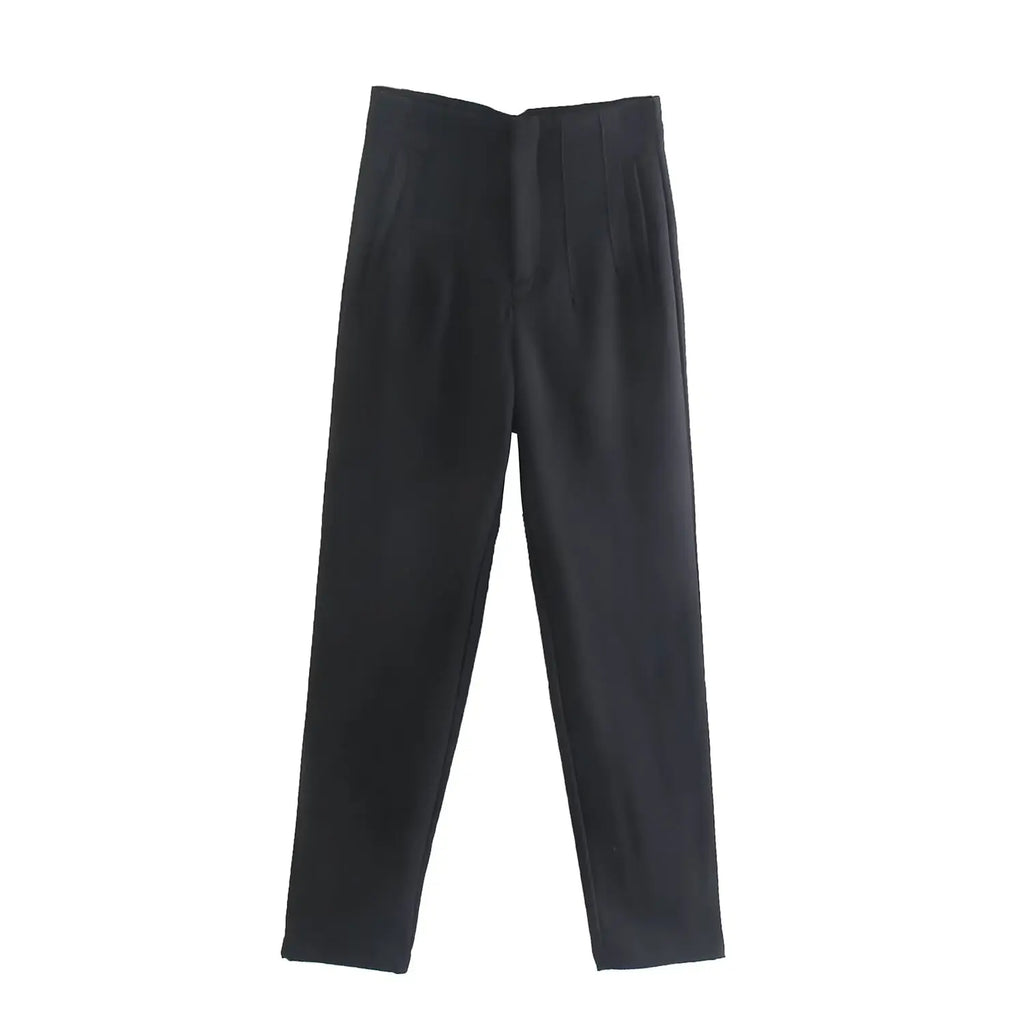 Koekop Trajes de oficina Pantalones lápiz Negro Rosa Blanco Pantalones de mujer Ropa de oficina de moda Pantalones de cintura alta para mujer Pantalones formales