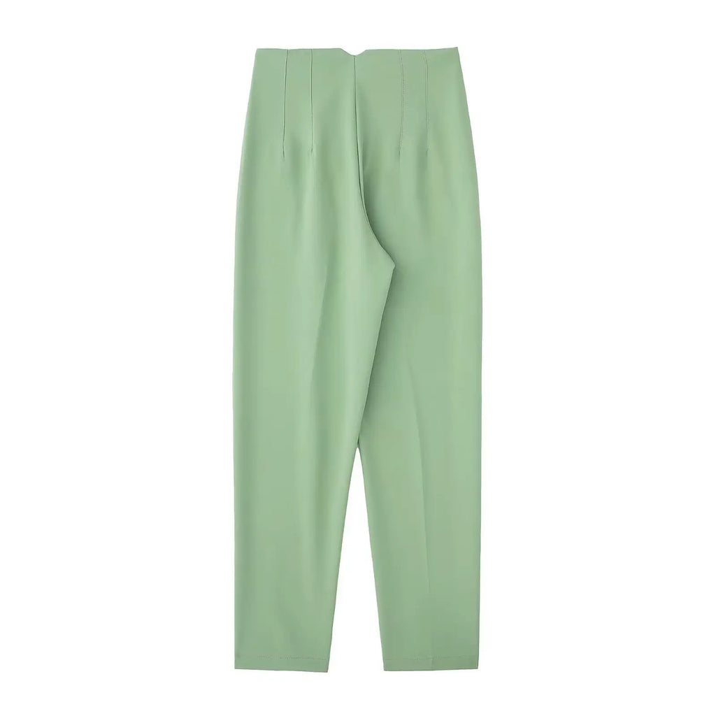 Koekop Trajes de oficina Pantalones lápiz Negro Rosa Blanco Pantalones de mujer Ropa de oficina de moda Pantalones de cintura alta para mujer Pantalones formales