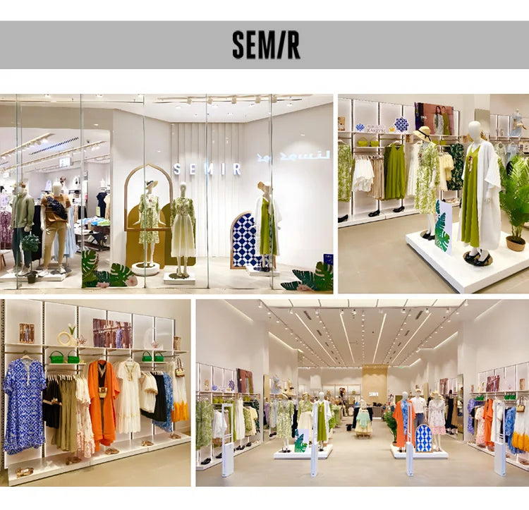 Semir Retro Jeans mujeres 2026 primavera Lyocell mezcla pierna ancha hasta el suelo cubierta de cadera pierna alargamiento pantalones de moda