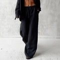 Pantalones holgados elegantes de lino y algodón para mujer, pantalón holgado de pierna ancha con cordón y cintura alta, ropa de calle informal, pantalones nuevos