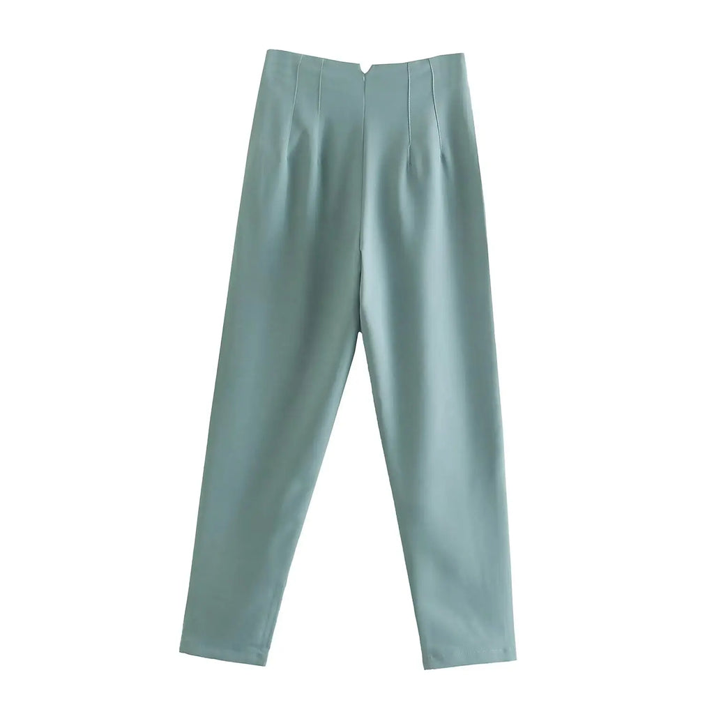 Koekop Trajes de oficina Pantalones lápiz Negro Rosa Blanco Pantalones de mujer Ropa de oficina de moda Pantalones de cintura alta para mujer Pantalones formales