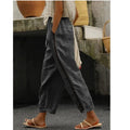 Pantalones Casuales de Mujer con Encaje y Parches, Estilo Capri, para Primavera y Verano, Nuevas Llegadas