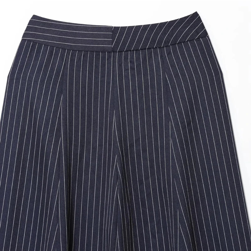 Pantalones anchos plisados HXAO para mujer, pantalones de traje holgados para mujer, pantalones beige de cintura alta para oficina y trabajo, pantalones de pierna ancha oversize para primavera