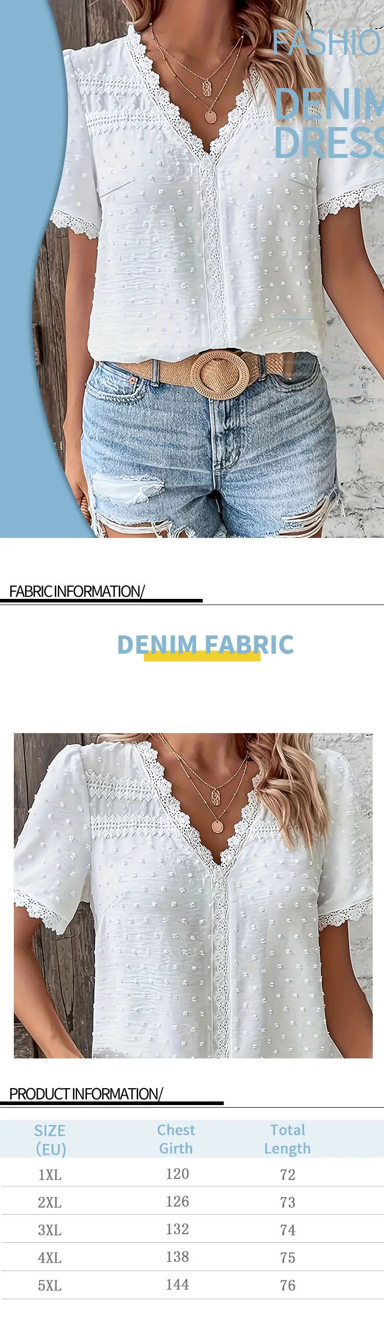 Camisa talla grande mujer